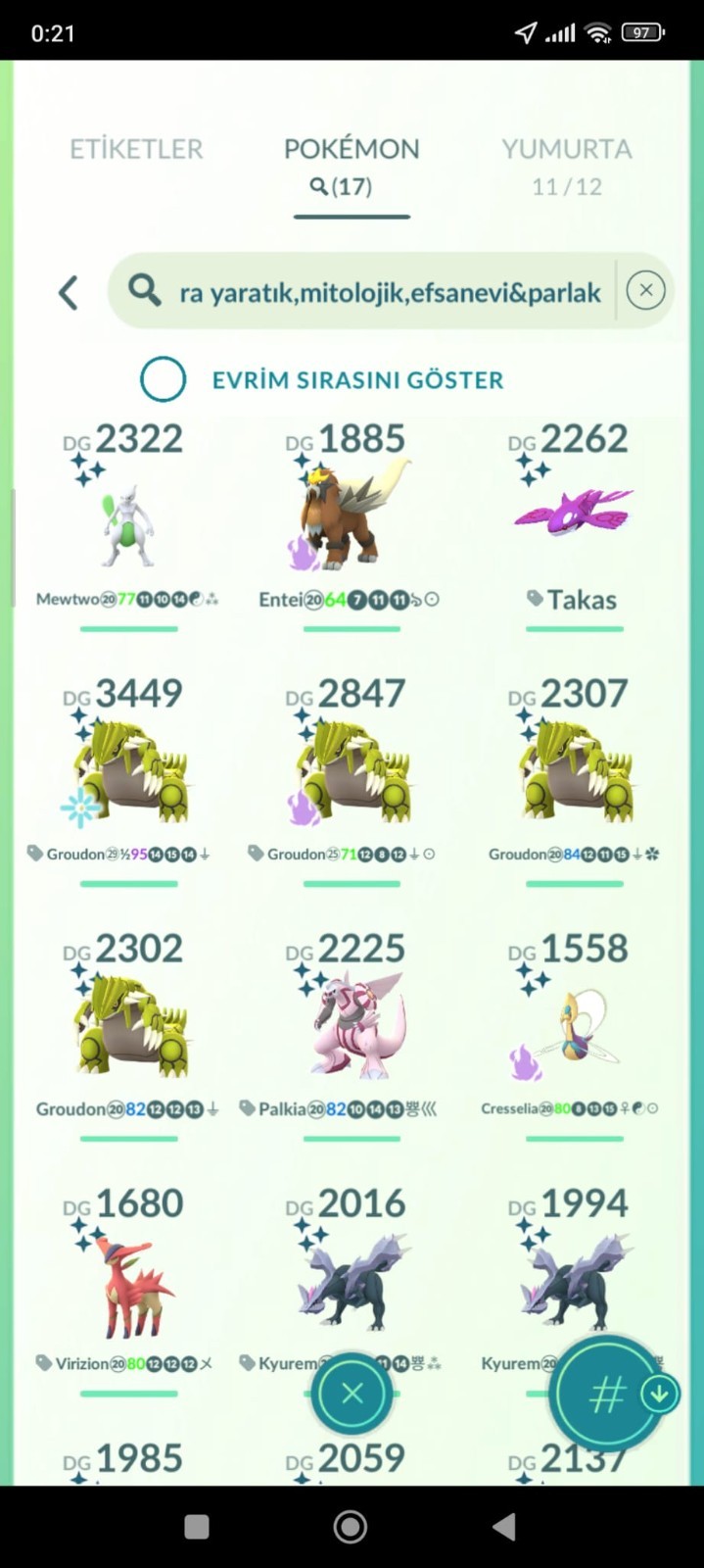 Pokémon Go Acc level 72 lvl – Hundo Shaymin 100iv – iv100 10 Legend