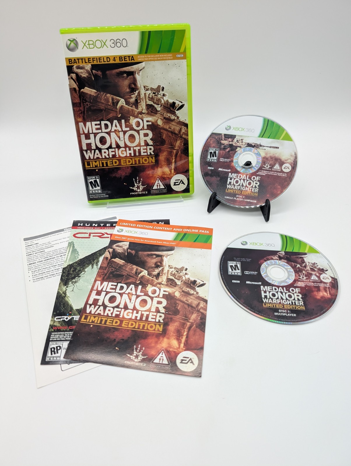 Medal of Honor: Warfighter — Limited Edition (Microsoft Xbox 360, 2012) Mint