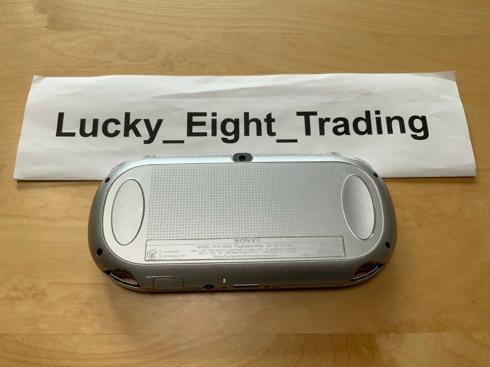 PS Vita Ice Silver PCH 10007 Console only PSV Fat [H]