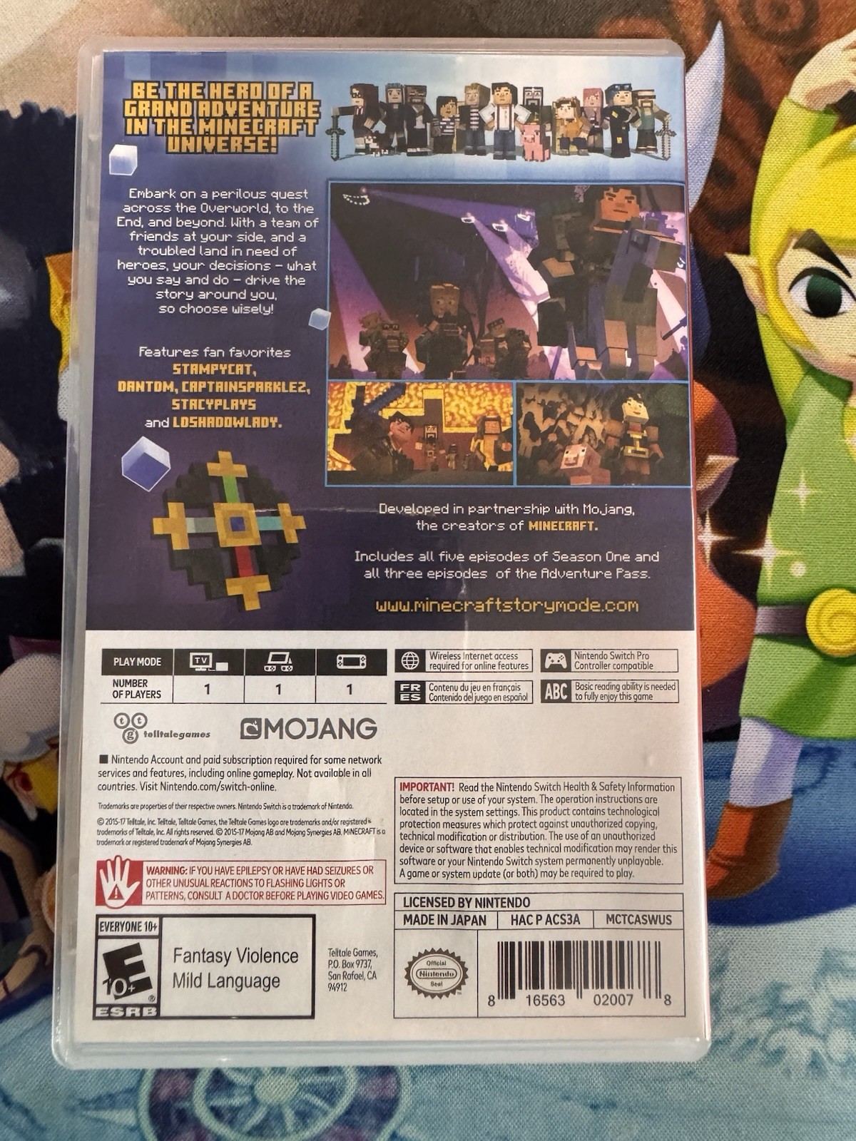 Telltale Games Minecraft: Story Mode Complete Adventure – Switch