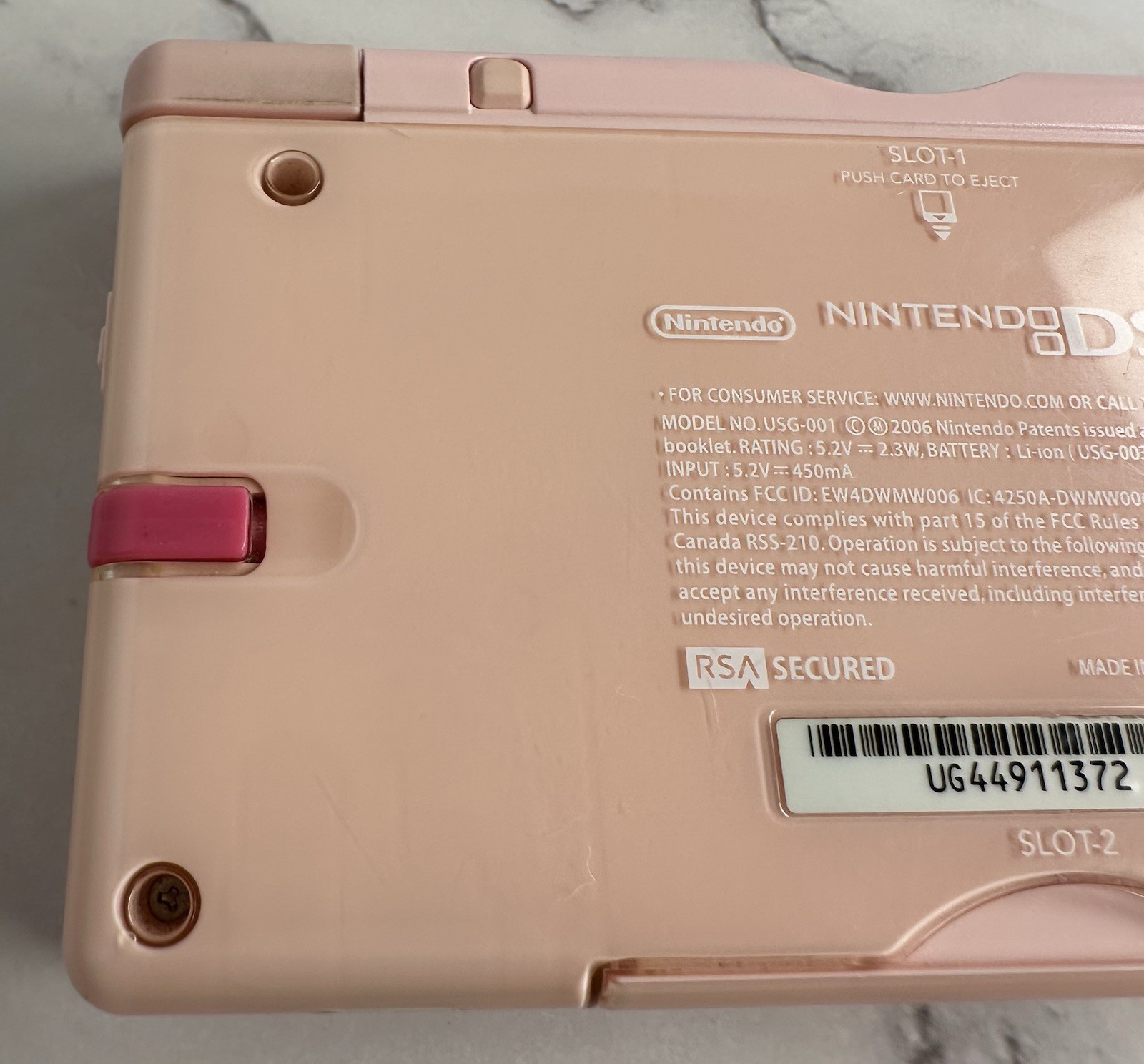 Nintendo DS Lite Console W/12 Games & Charger (Tested/READ DESCRIPTION) – Pink