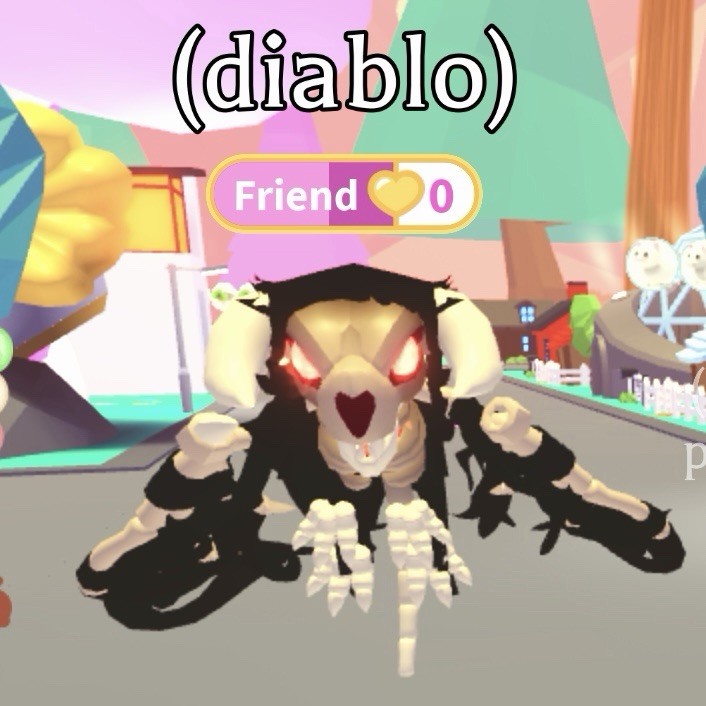 Adopt Me! FR Grim Dragon Virtual Pet Friend In-Game Item for PC Simulation