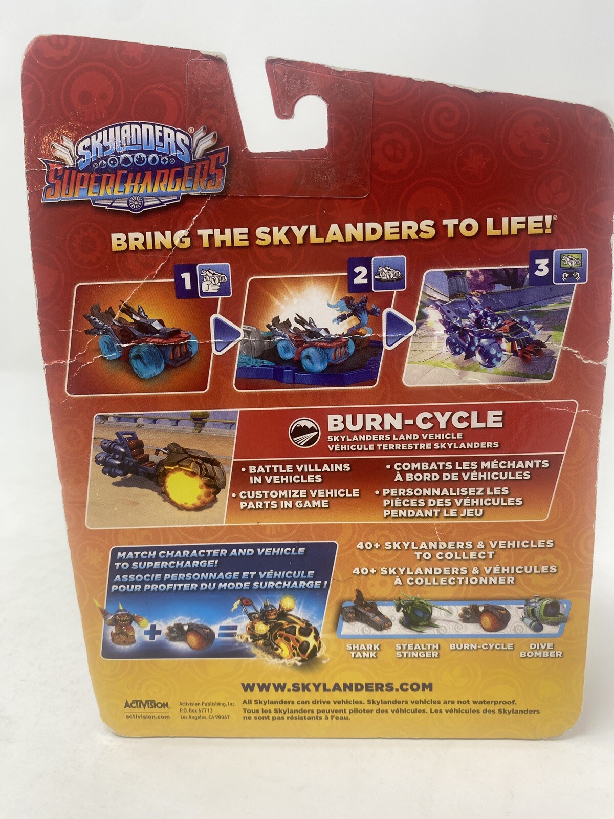 Skylanders Superchargers Burn Cycle New Activision Toys to Life Classic Fire Fun