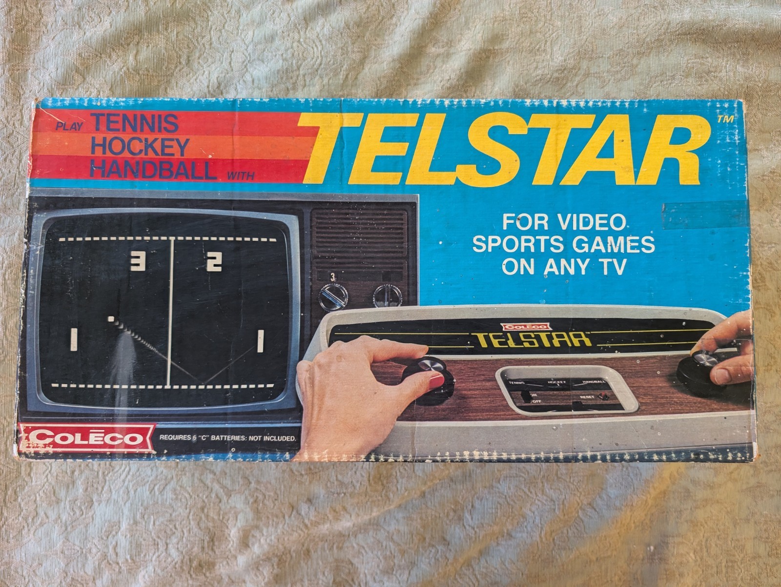 Vintage 1977 Coleco Telstar Alpha Console – Tennis/ Hockey/ Handball AS IS
