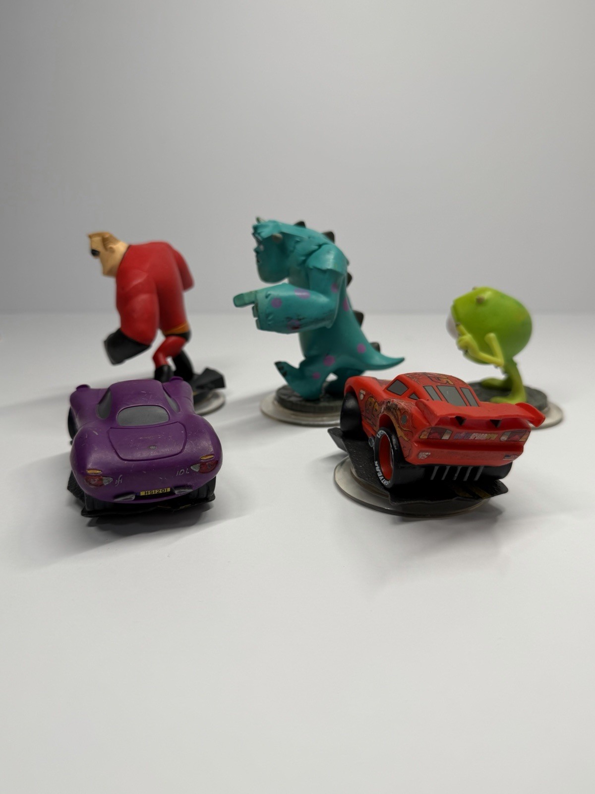 Disney Infinity 2.0 Figures Lot Mixed Cars Incredibles And Monsters Inc