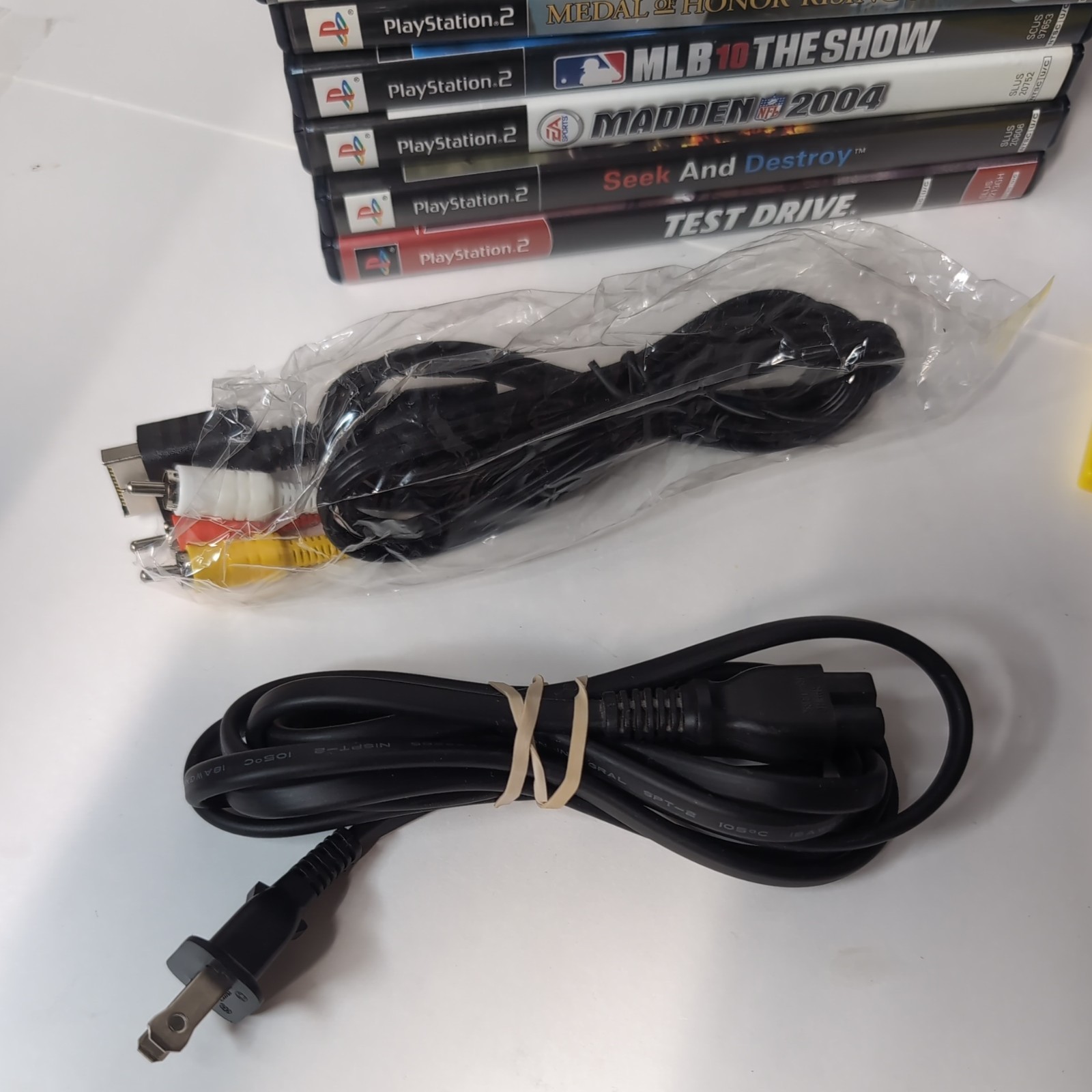 Sony PlayStation 2 PS2 Fat Console – SPCH-50001 – Tested & Working 7 games