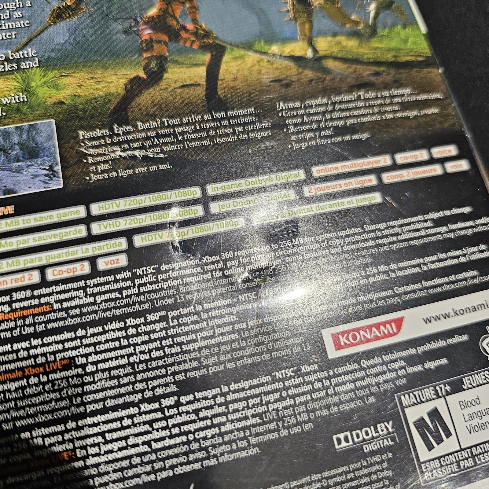 Blades of Time (Microsoft Xbox 360, 2012) CIB COMPLETE – TESTED