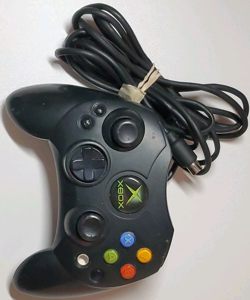 Microsoft Original Xbox Controller S Black X08-69873 – For Repair Or Parts