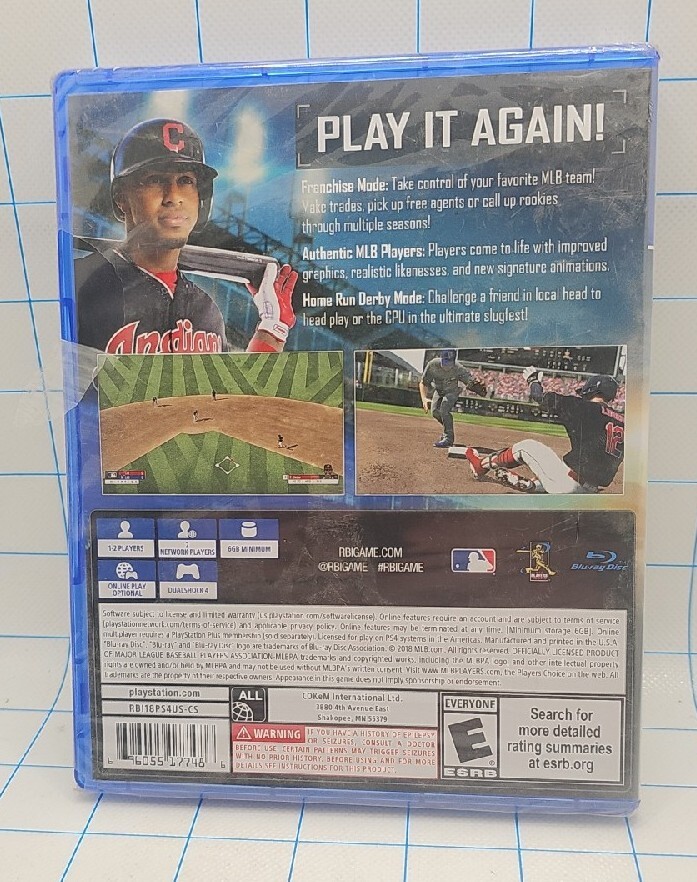R.B.I. Baseball 18 Sony PlayStation 4, 2018 NIB Factory Sealed MLB OFFICIAL