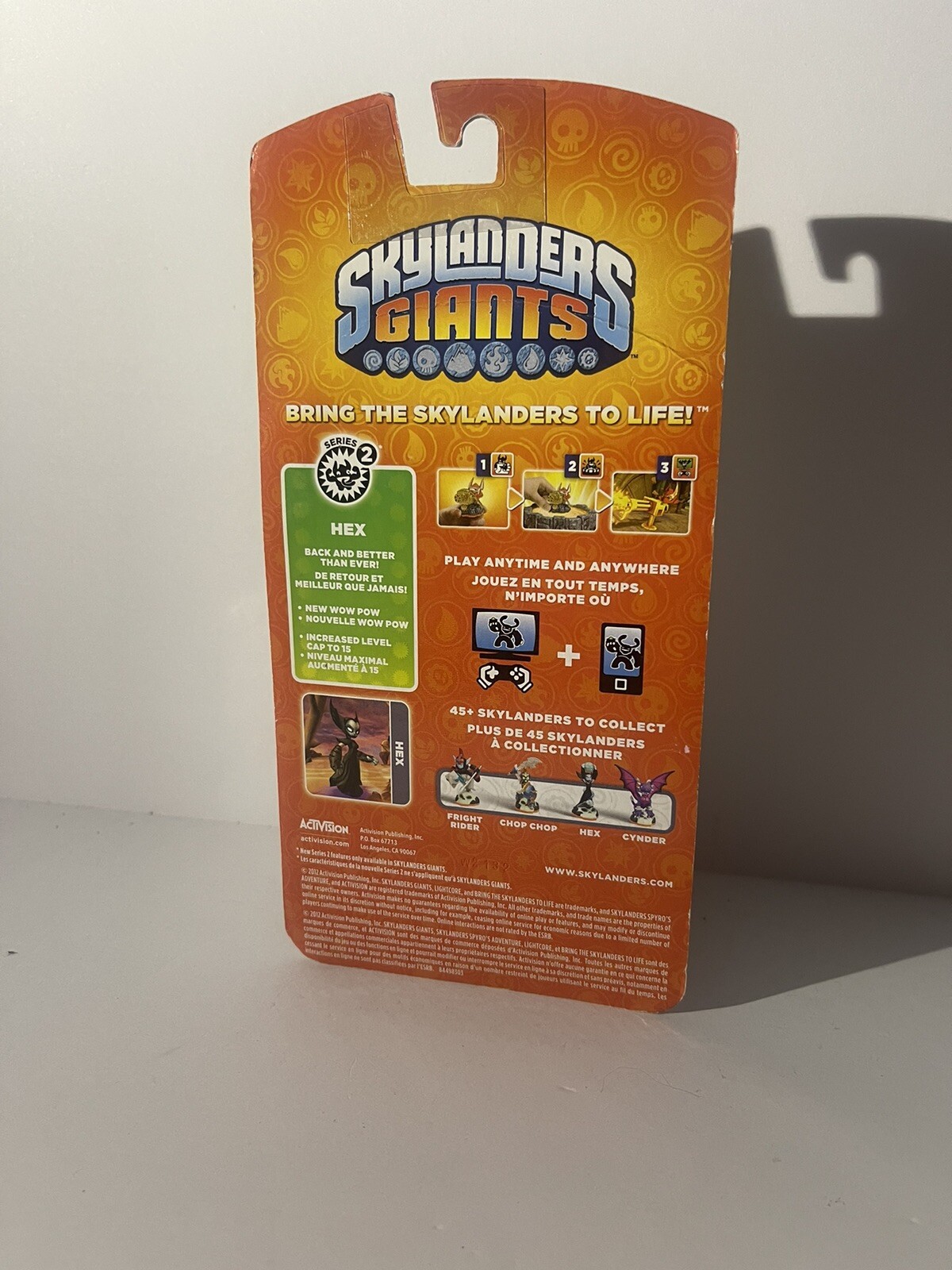 Skylanders Giants Activision HEX Series 2 Dark Figure Open Box