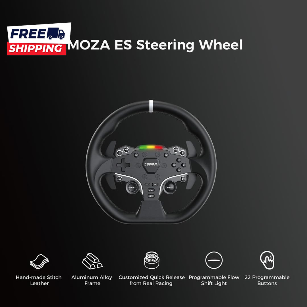 R5 All-In-One PC Gaming Racing Simulator 5.5Nm Direct Drive Wheel Base
