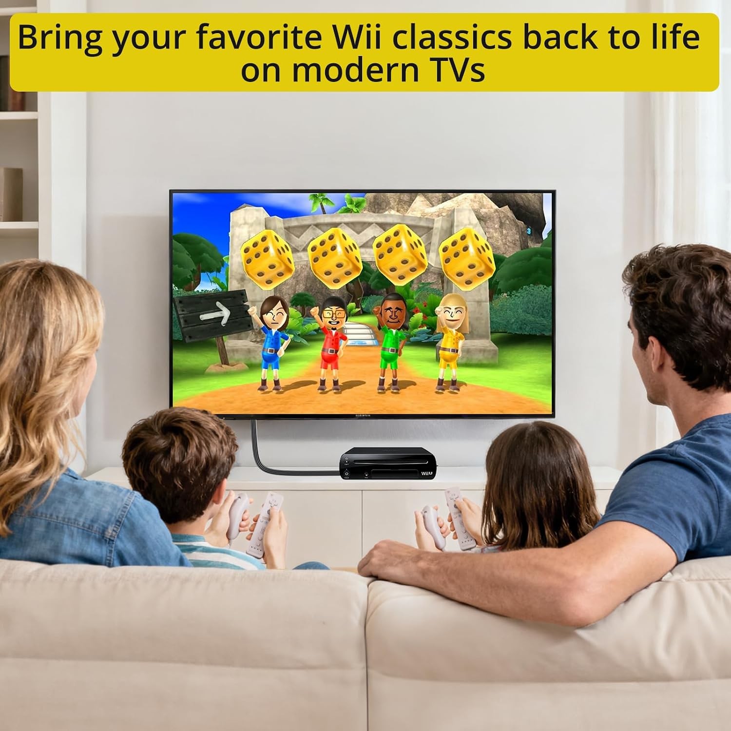 Wii to HDMI Converter 6.56ft Black 1080P Full HD HDMI Adapter Cable for Wii