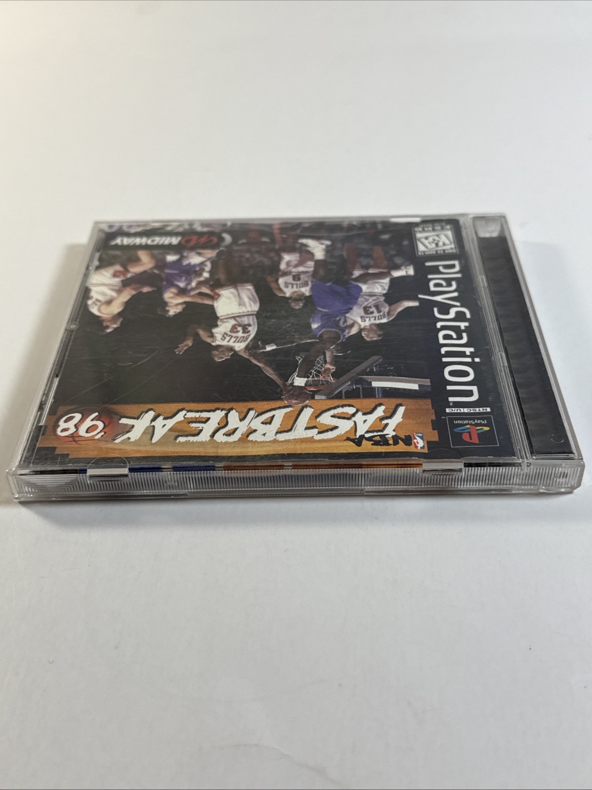 NBA Fast Break 98 – PS1 PS2 Complete Playstation Game With Playbook Good