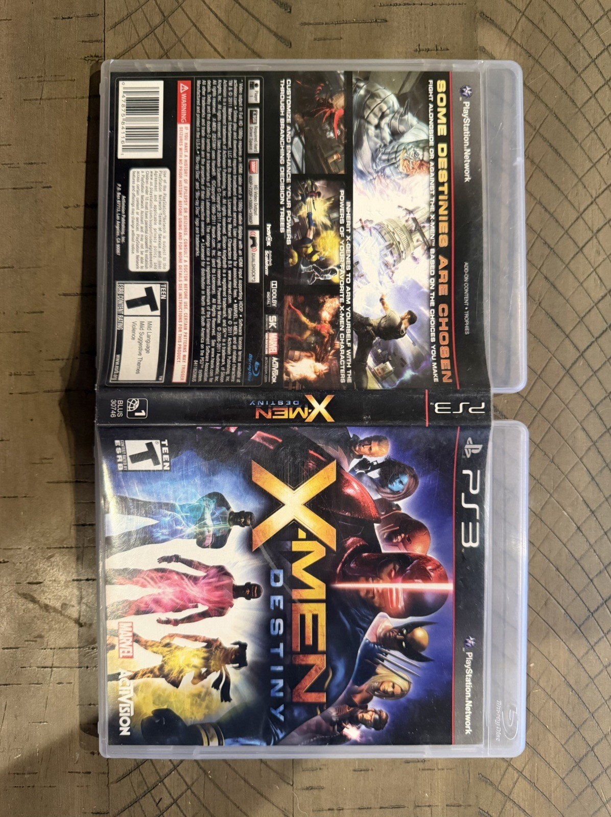 X-Men: Destiny; Boxed (Sony PlayStation 3, 2011)