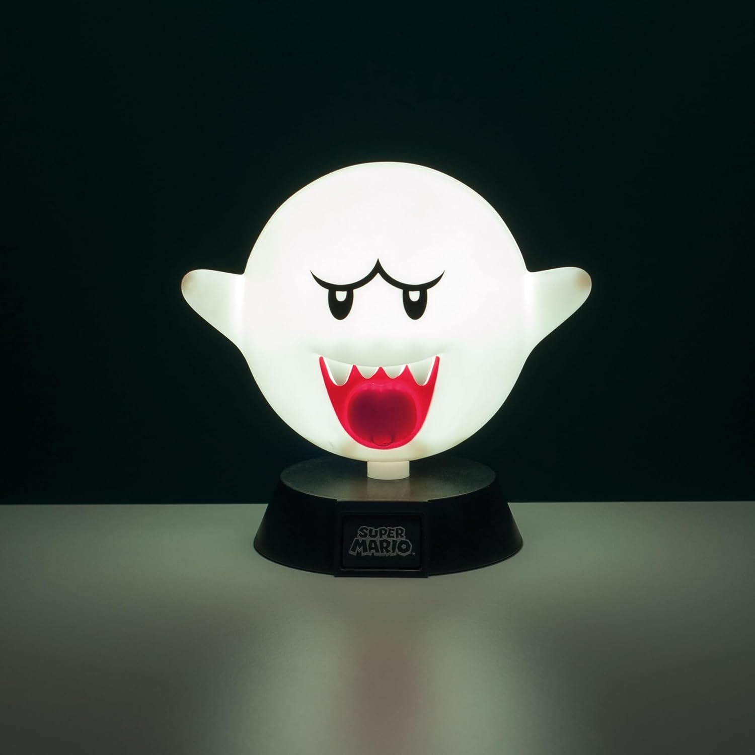 Super Mario Icons Boo Light – 10Cm LED Character Light, Battery Powered, Officia