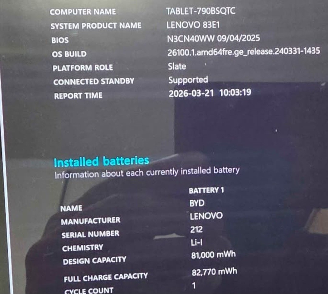 Lenovo Legion Go 2TB;ScreenProtector ;Battery Upgrade 80WH, Duck Station…