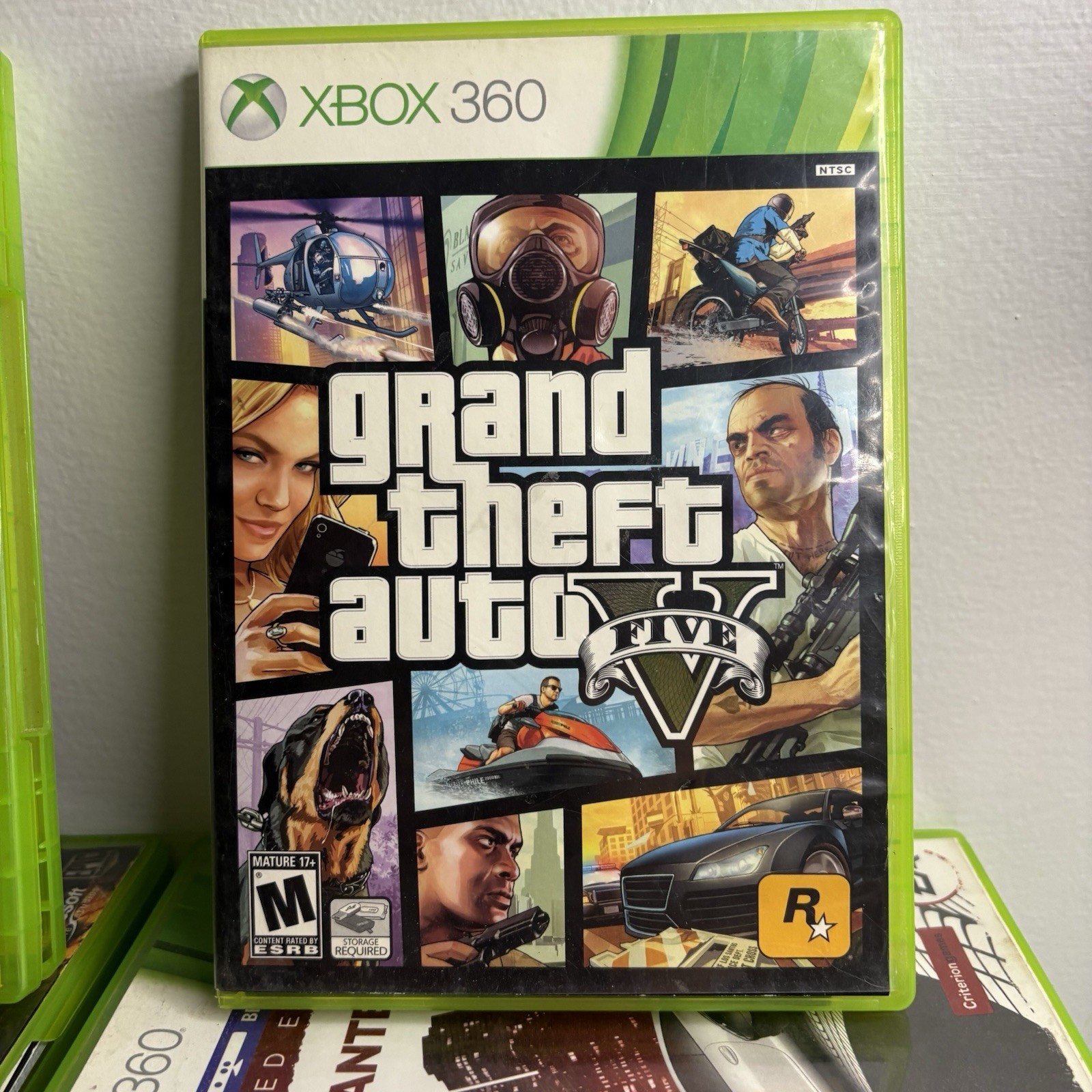 Xbox 360 Elite 120GB Bundle With 26 Games GTA V Red Dead Halo Gears Tested Works