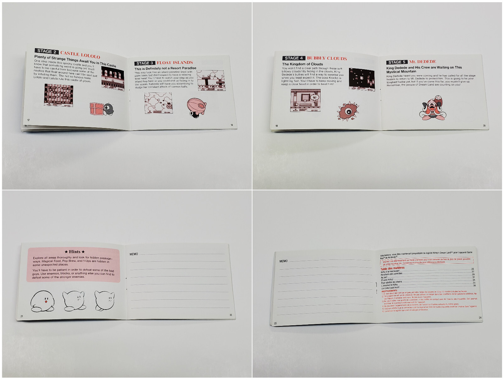 Kirby’s Dream Land Nintendo Game Boy Box & Manual *tear