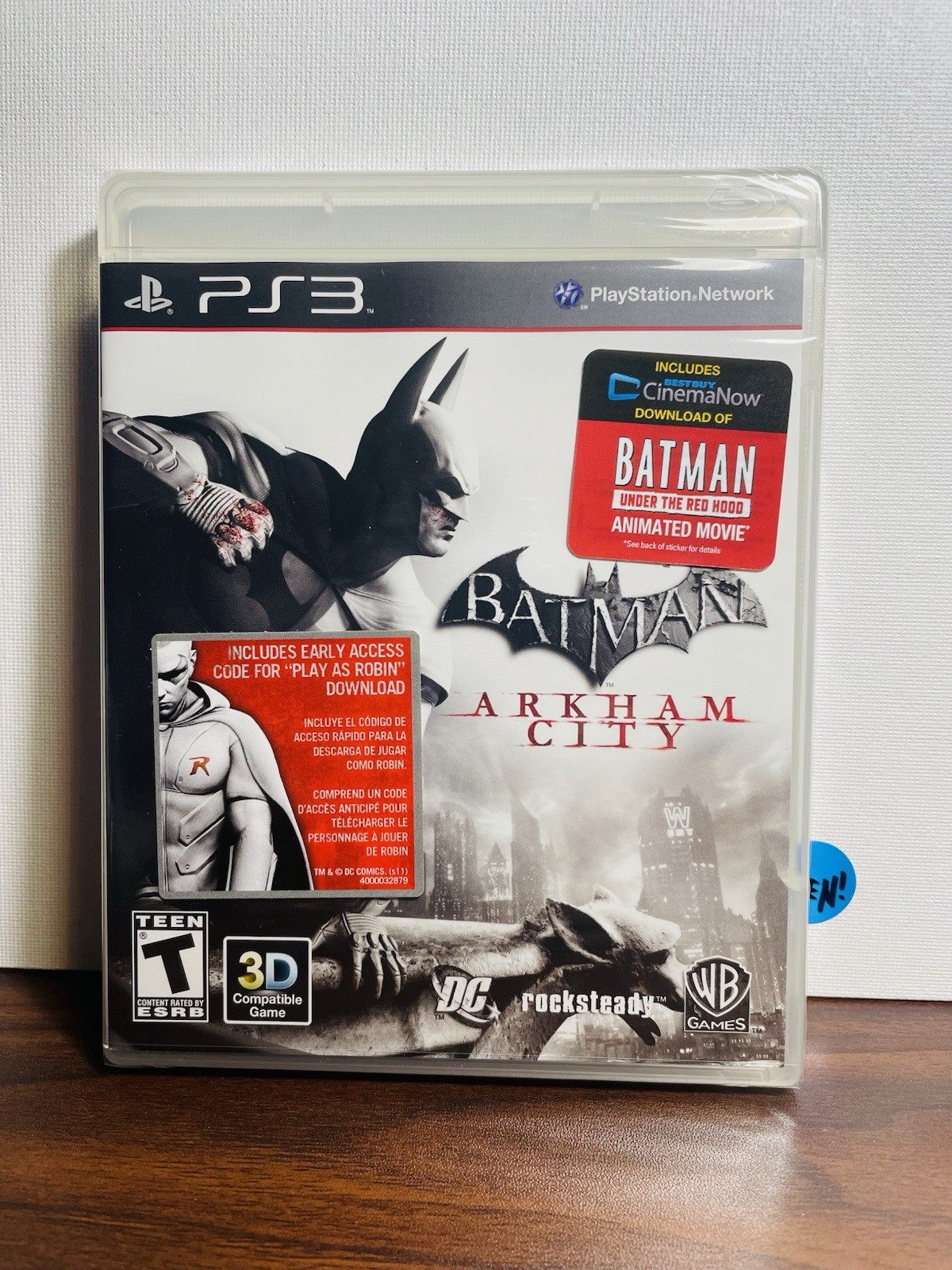 Batman: Arkham City (PS3, 2011) Brand New Sealed Black Label, Y-fold Mint.
