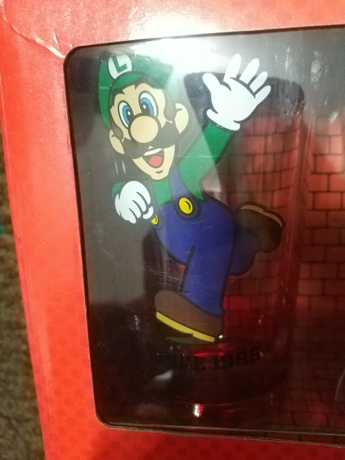 Nintendo Super Mario 4 Piece Pint (16 oz) Glass Set-New-Mario/Luigi/Yoshi/Peach