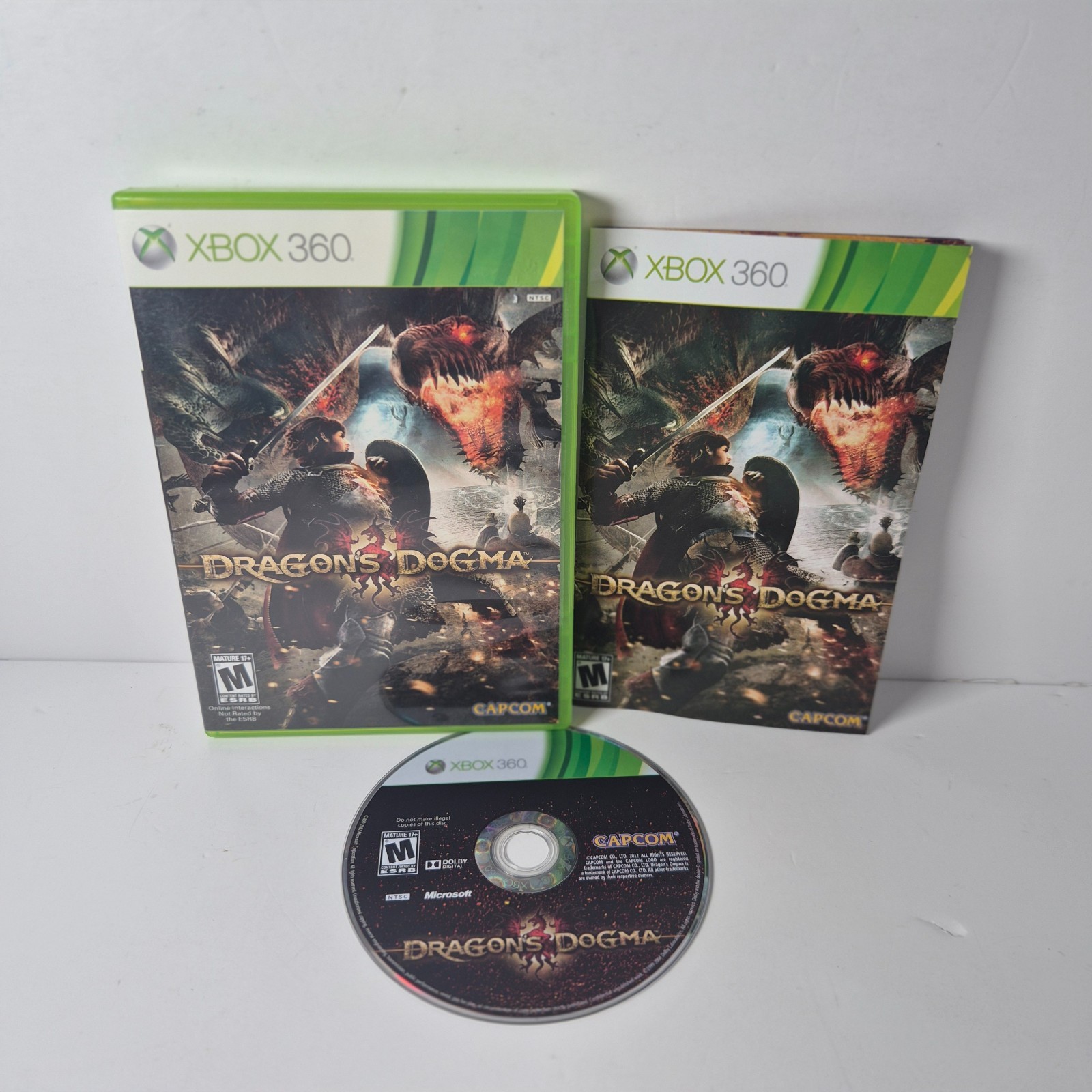 Dragon’s Dogma Xbox 360 CIB Tested w/ Case Manual