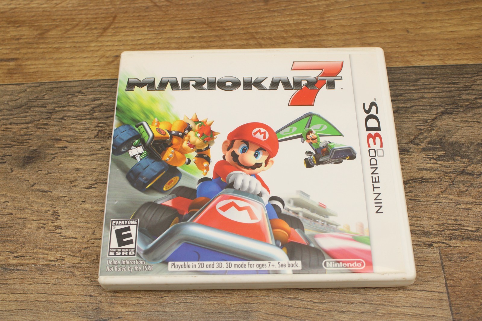 Mario Kart 7 Seven Nintendo 3ds Authentic Case Box Artwork Manual
