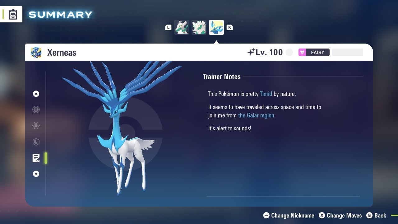 ✨6IV SHINY Xerneas + EVS 🚀 POKEMON LEGENDS ZA ✨Online delivery⚡