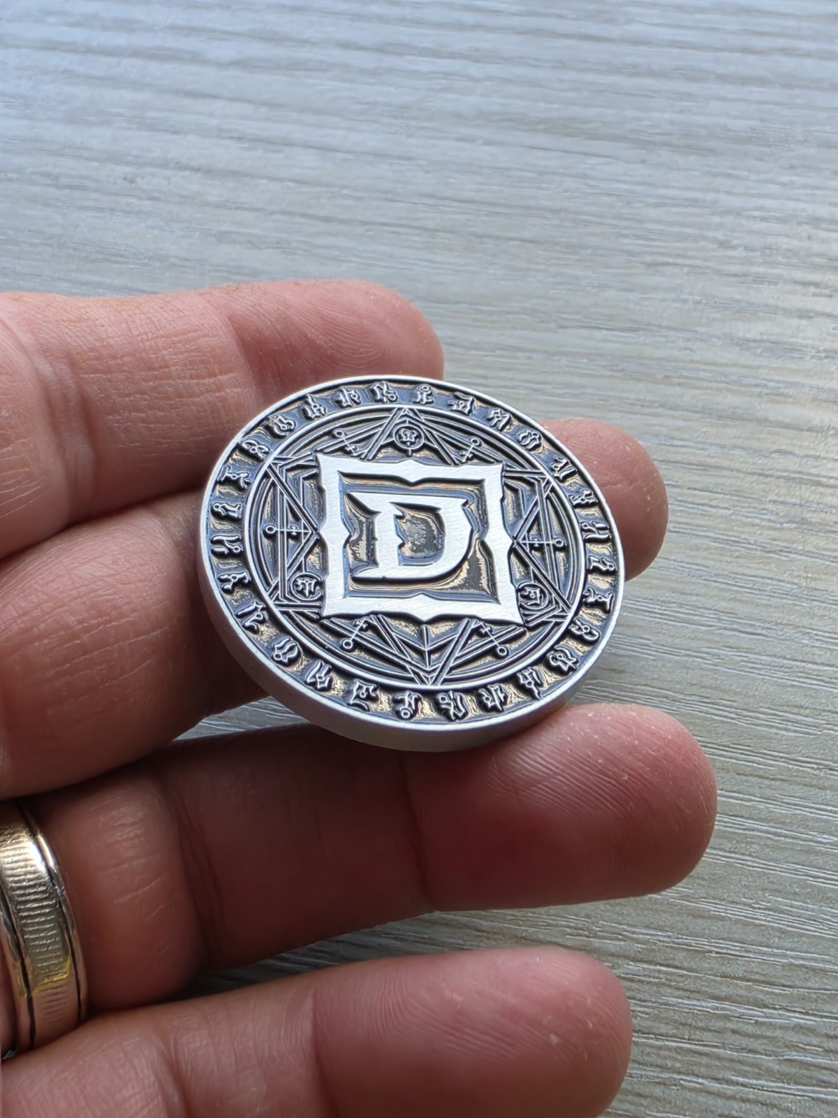 Diablo 4 IV Developer Coin Medal Season Of Loot Reborn #4 D4 Rare Blizzard PC
