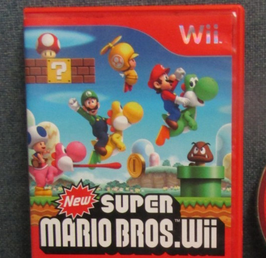 New Super Mario Bros. Wii (Nintendo Wii, 2009) with Manual – Tested Working