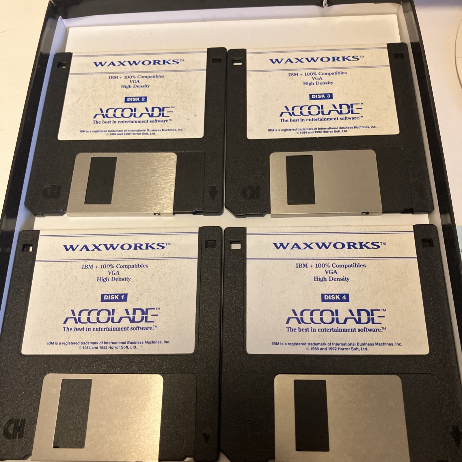 Waxworks Accolade 1992 Adventure Game