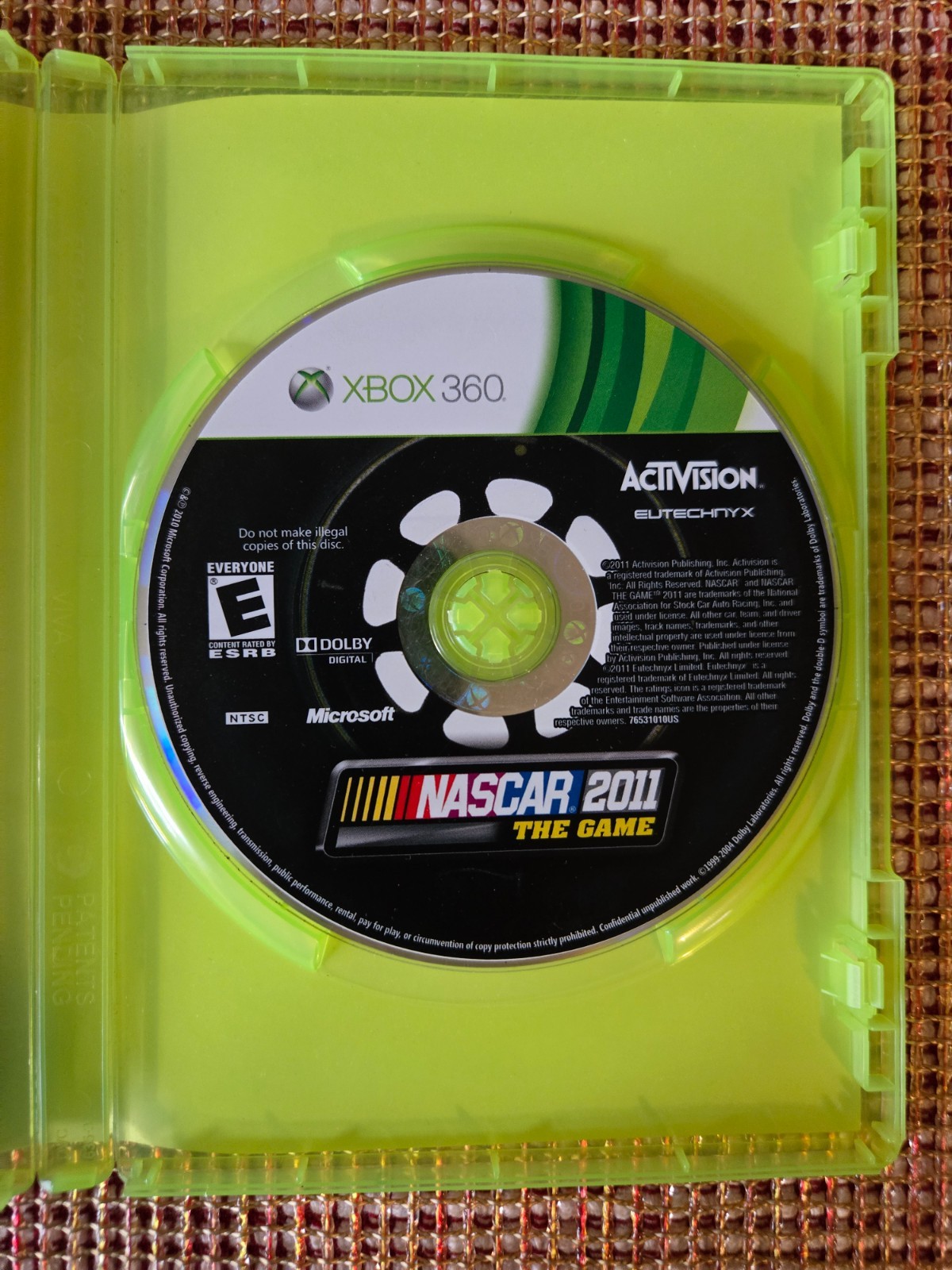 NASCAR 2011: The Game (Microsoft Xbox 360) TESTED