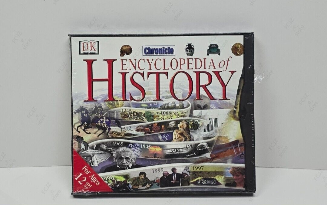 Encyclopedia of History (Windows 95, PC CD-ROM, 1997, DK Chronicle) NEW