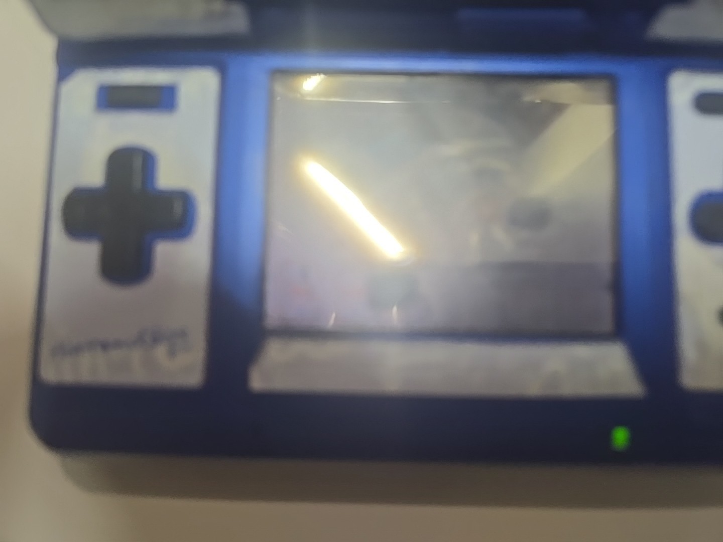 Nintendo NTR001 Nintendo DS Blue Console With 10 Games Tested And Working AS IS
