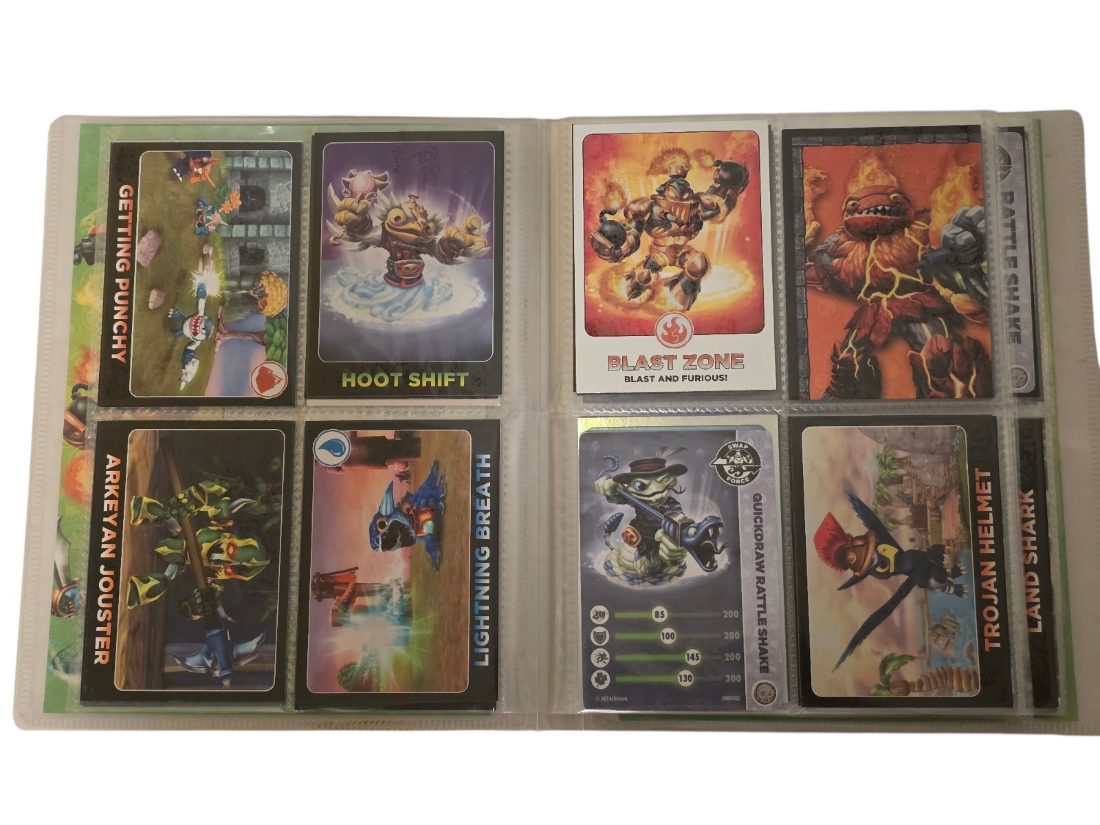 Skylanders SWAP FORCE Trading Card Album, with 109 Cards, FULL! 2012, 2013 Topps