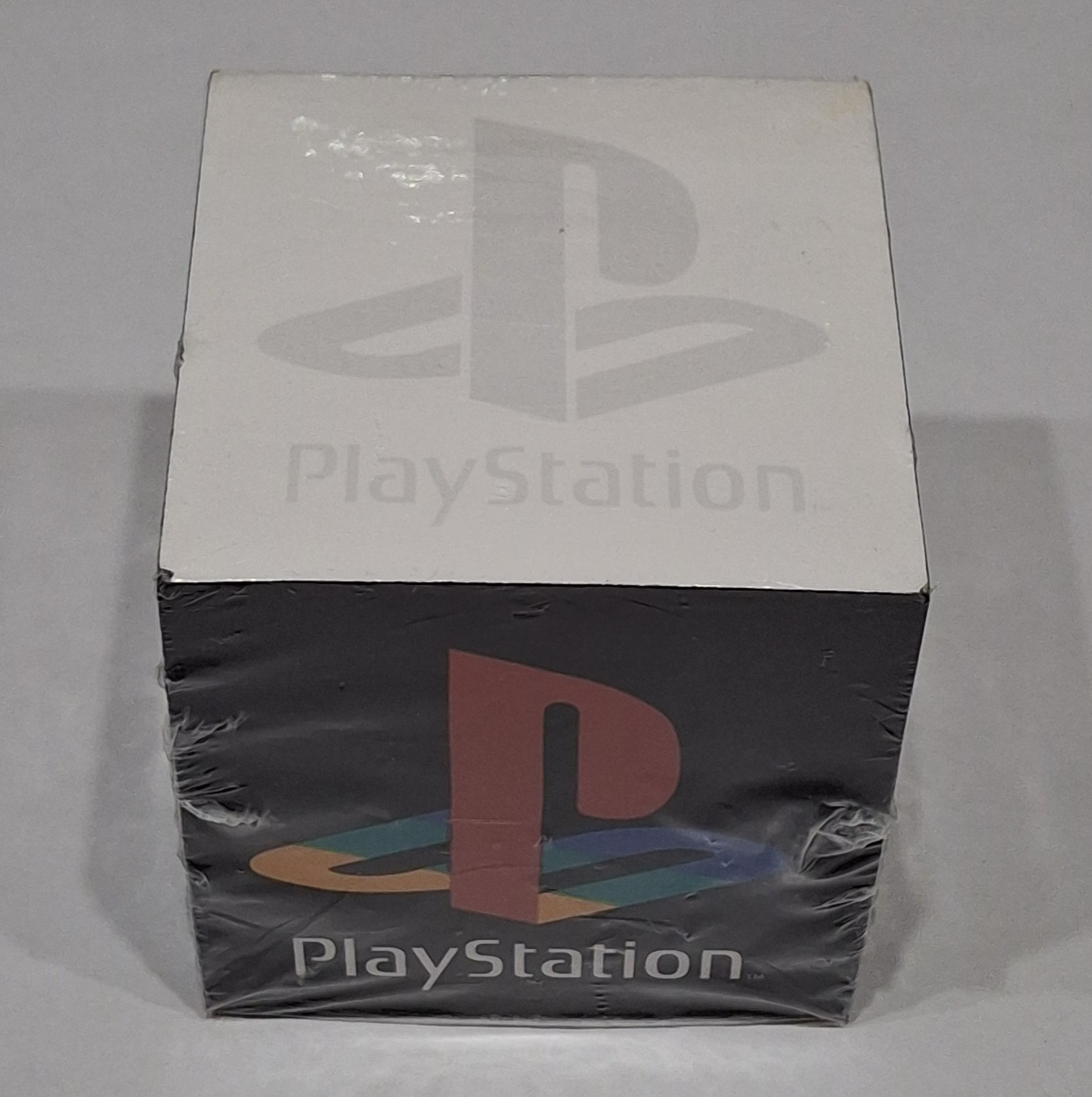 DEADSTOCK 1990s Sony PlayStation Logo Note Pad Cube Factory Sealed NOS Promo VTG