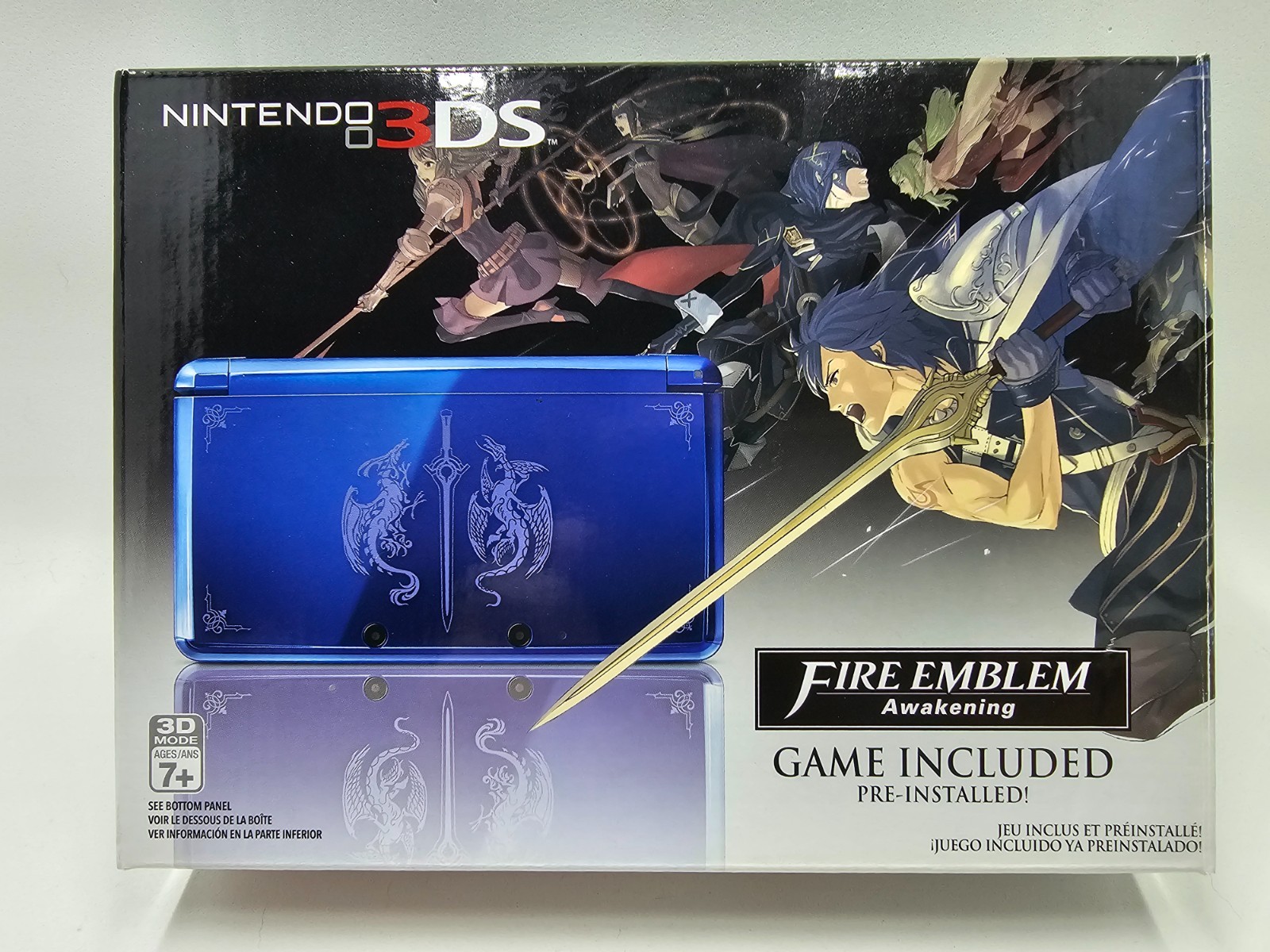 Nintendo 3DS Fire Emblem: Awakening Limited Edition Blue System Complete in box