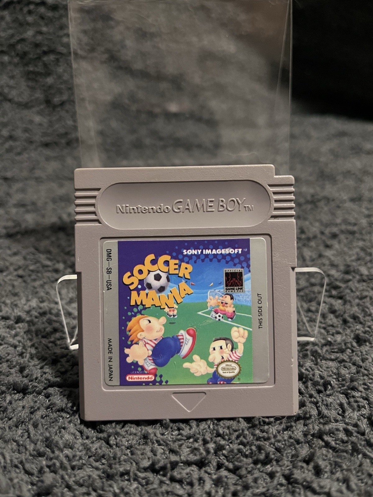Gameboy 💎 Original Cartridge. Soccer Mania! 💎 Excellent Artwork In Great Shape