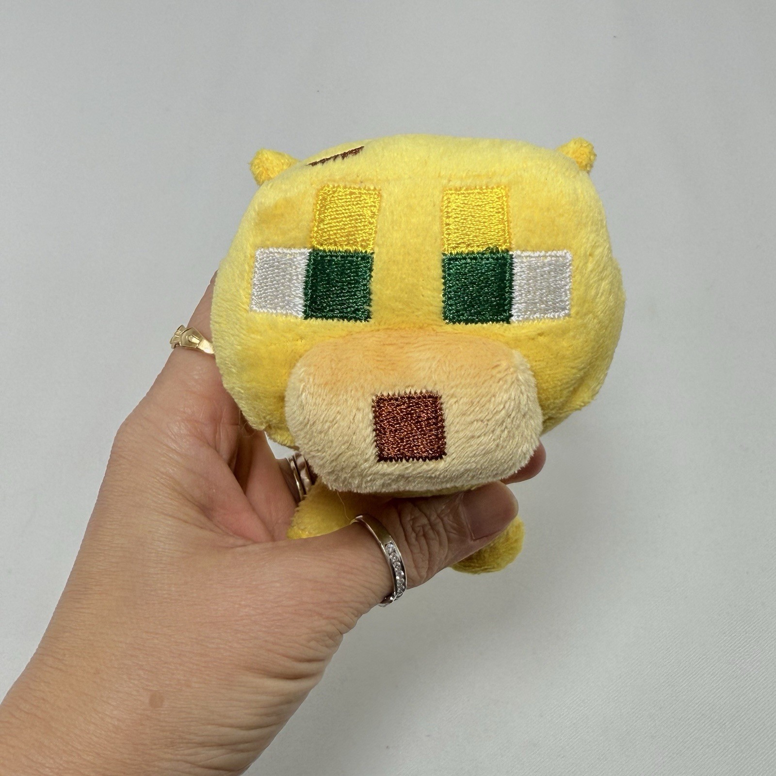 Mojang Jazwares Minecraft Ocelot Plush Cat Leopard Soft Toy Doll Yellow Kid Game