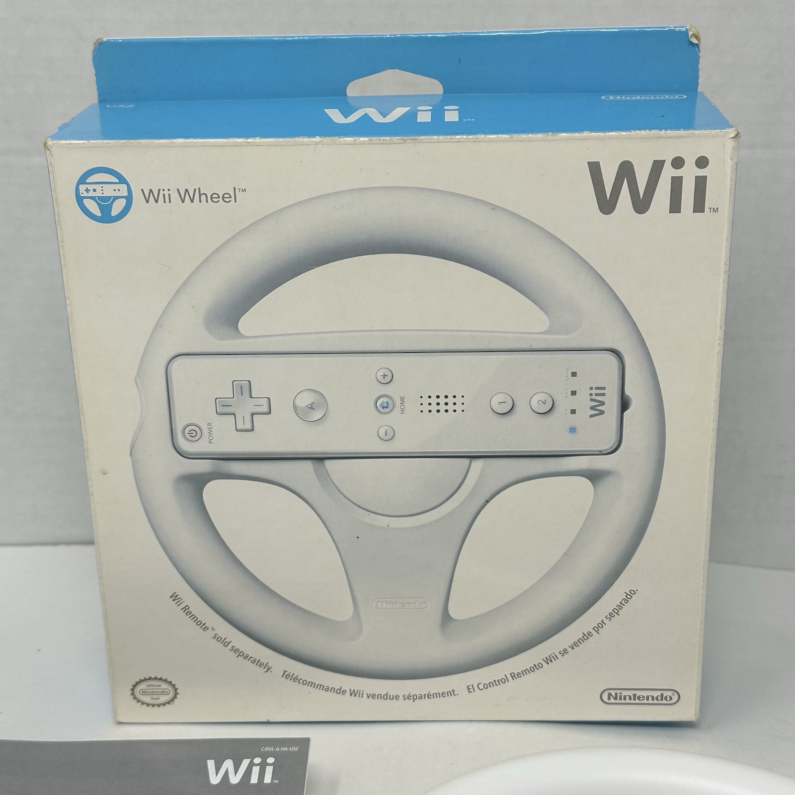 Wii Nintendo OEM RVL-024 in Box Steering Wheel Only