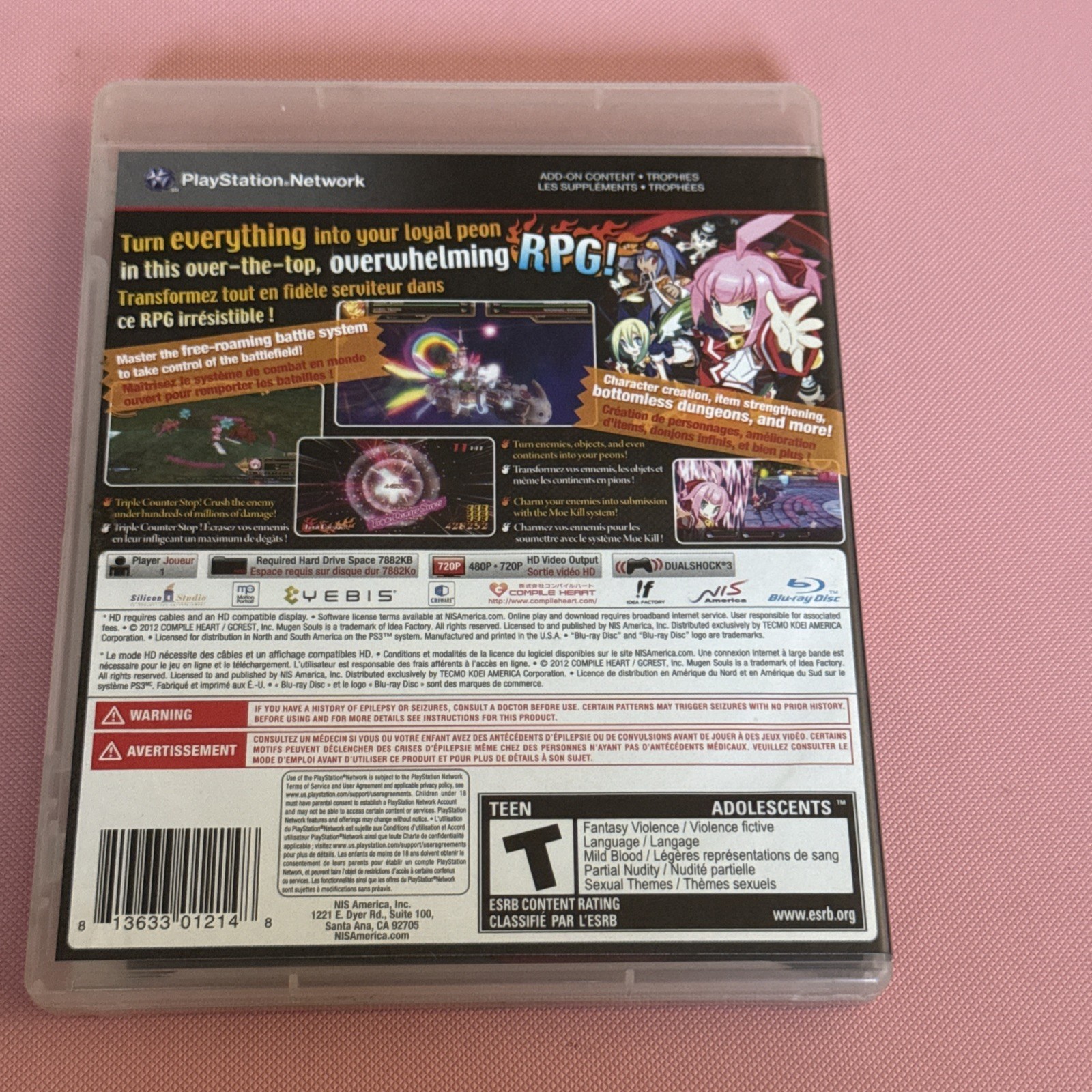 Mugen Souls PS3 Used, with manual