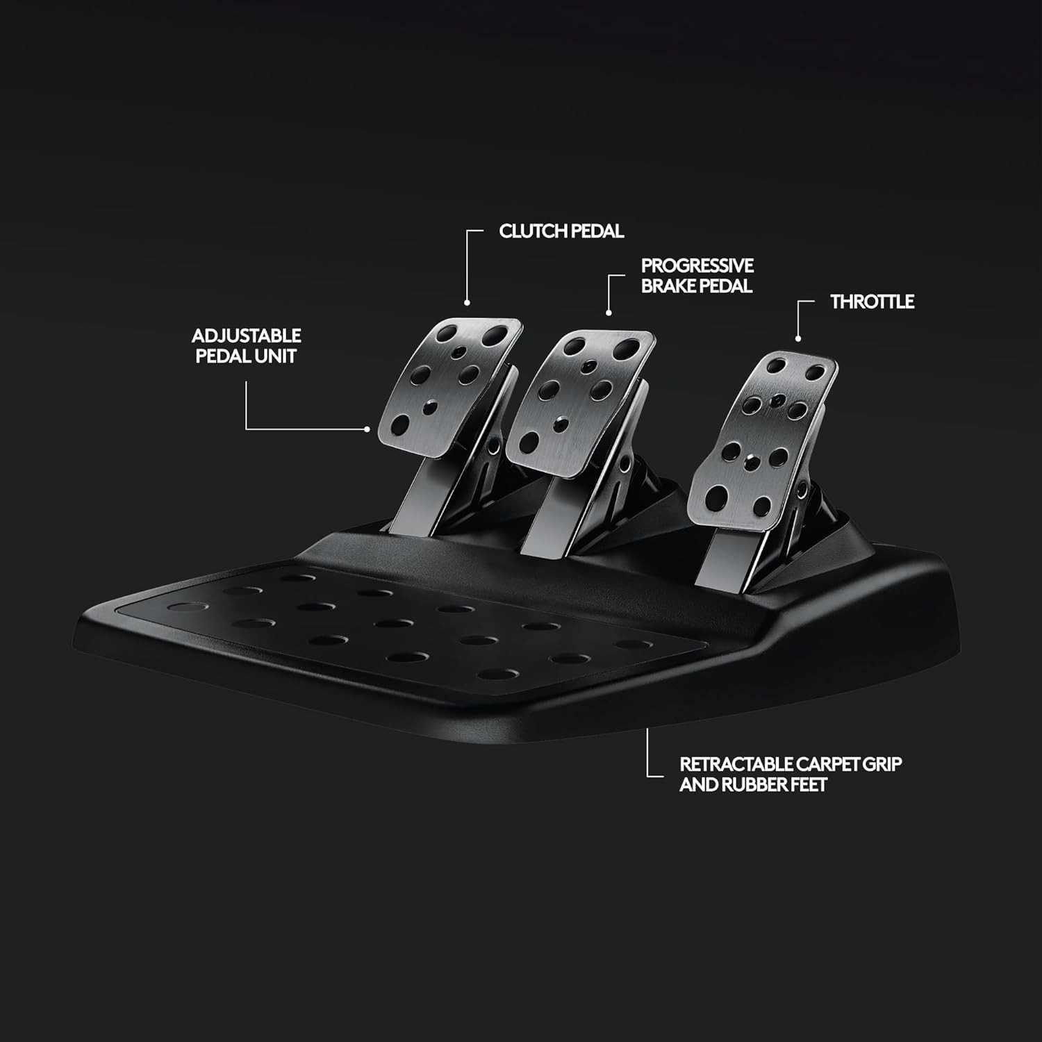 Logitech G920 Driving Force Racing Wheel and Floor Pedals, Real Force Feedback,