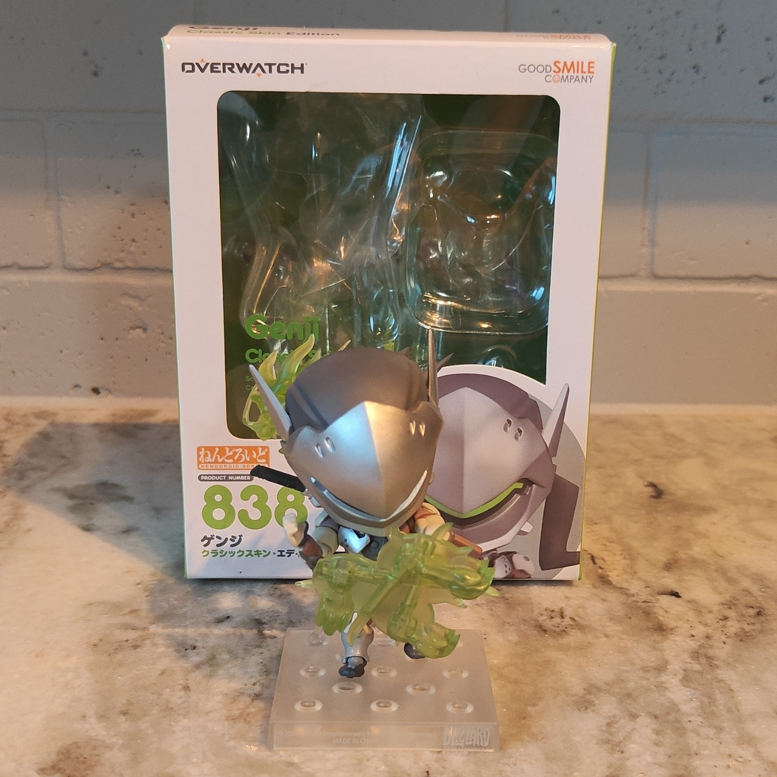 Good Smile Company Nendoroid Overwatch Genji #838 Classic Skin Opened Boxed
