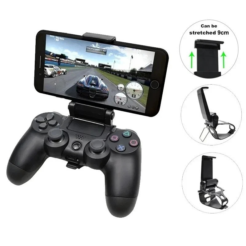 PS5 Controller Mobile Phone Mount Clip Holder for Samsung S9 S8 Gaming Grip