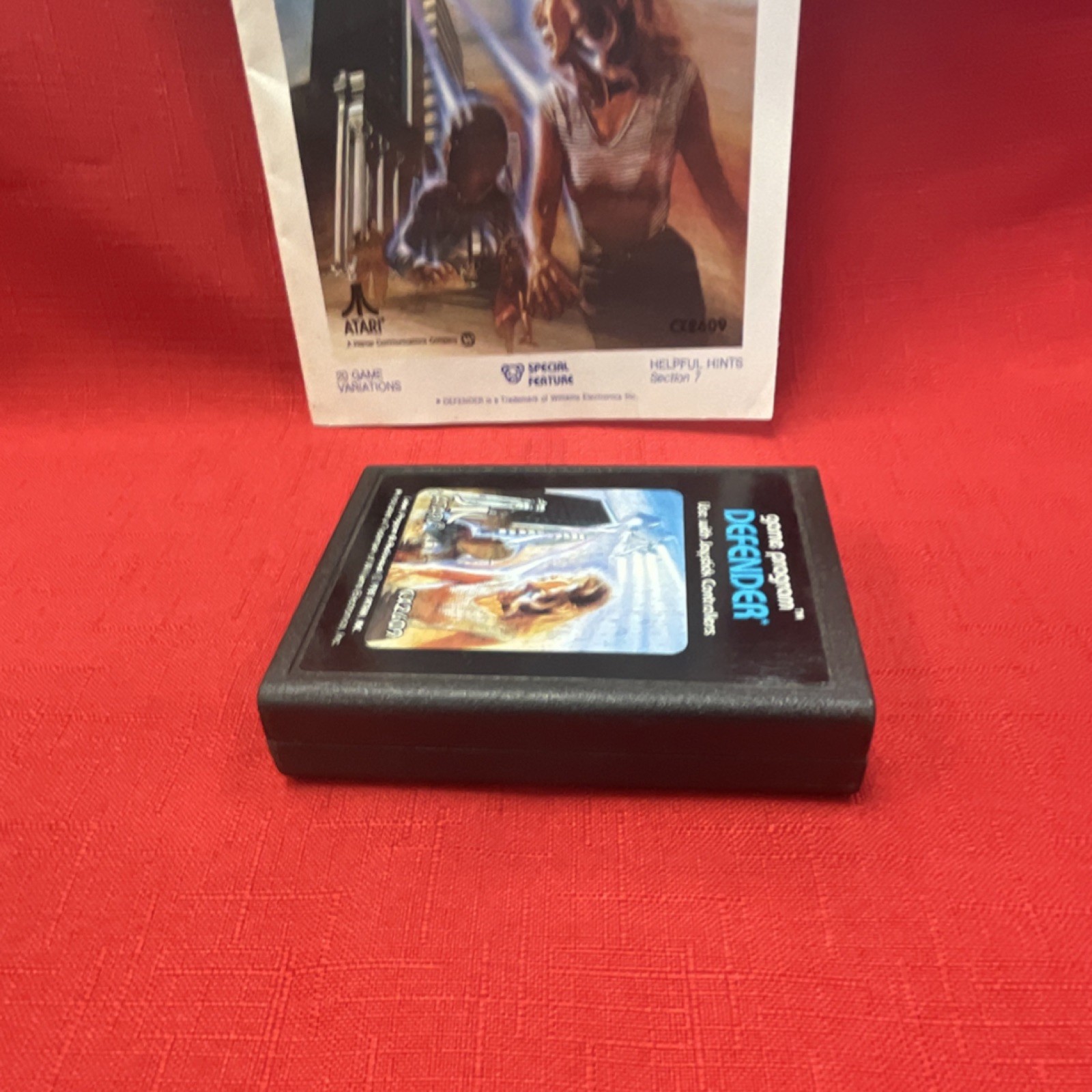 Atari Defender Arcade Game for Atari 2600 Manual Included