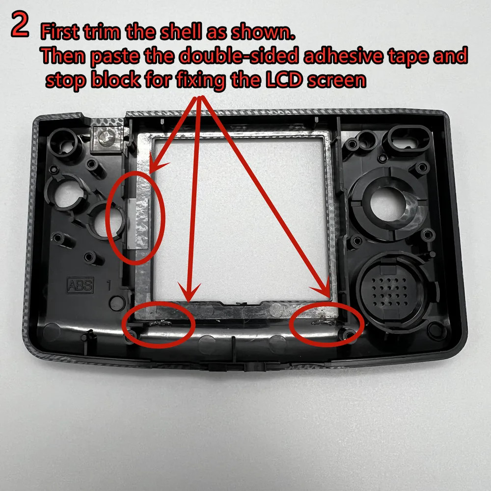 2.6” IPS High Brightness LCD Screen For Neo Geo Pocket NGP Console Replacement