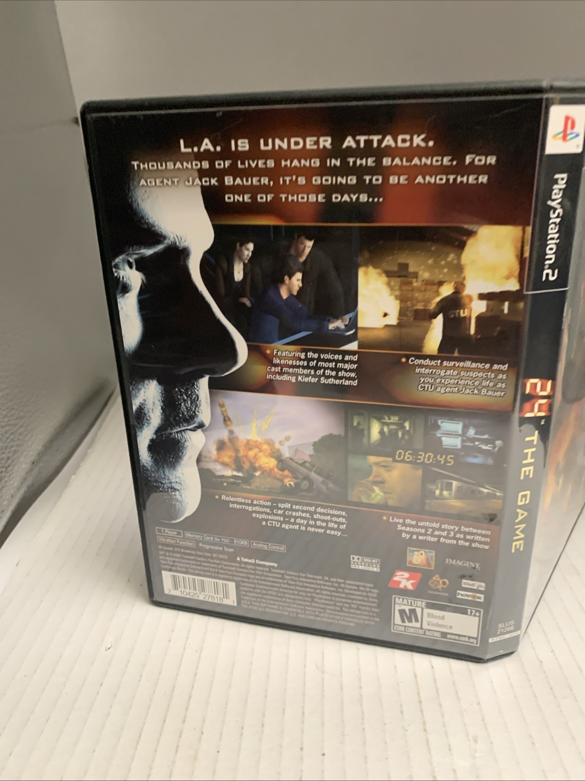 24 The Game – Sony Playstation 2 Pristine Condition See Pics PS2 More In Store
