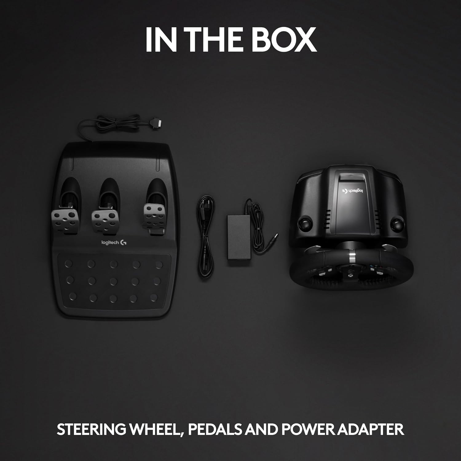 Logitech G920 Driving Force Racing Wheel and Floor Pedals, Real Force Feedback,