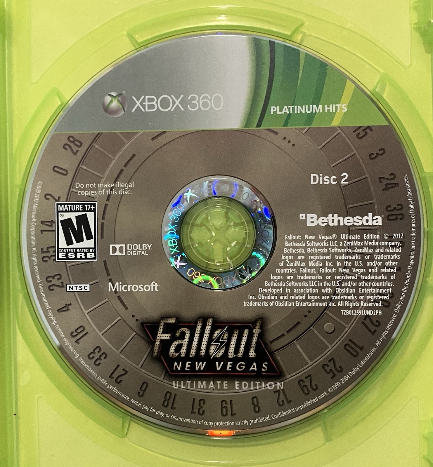 Fallout: New Vegas – Ultimate Edition (Xbox 360, 2012) Complete Next Day Ship