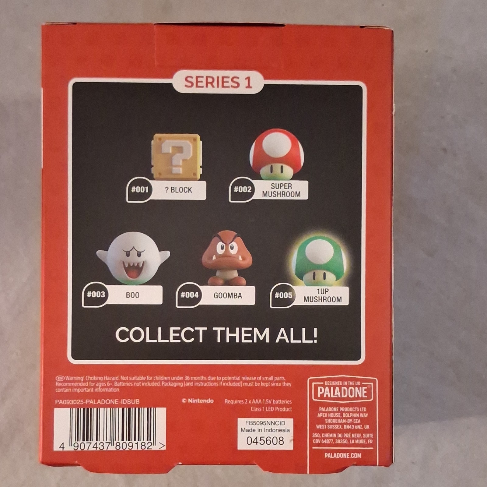 Paladone Icons #005 Super Mario 1UP Mushroom Battery Powered Light