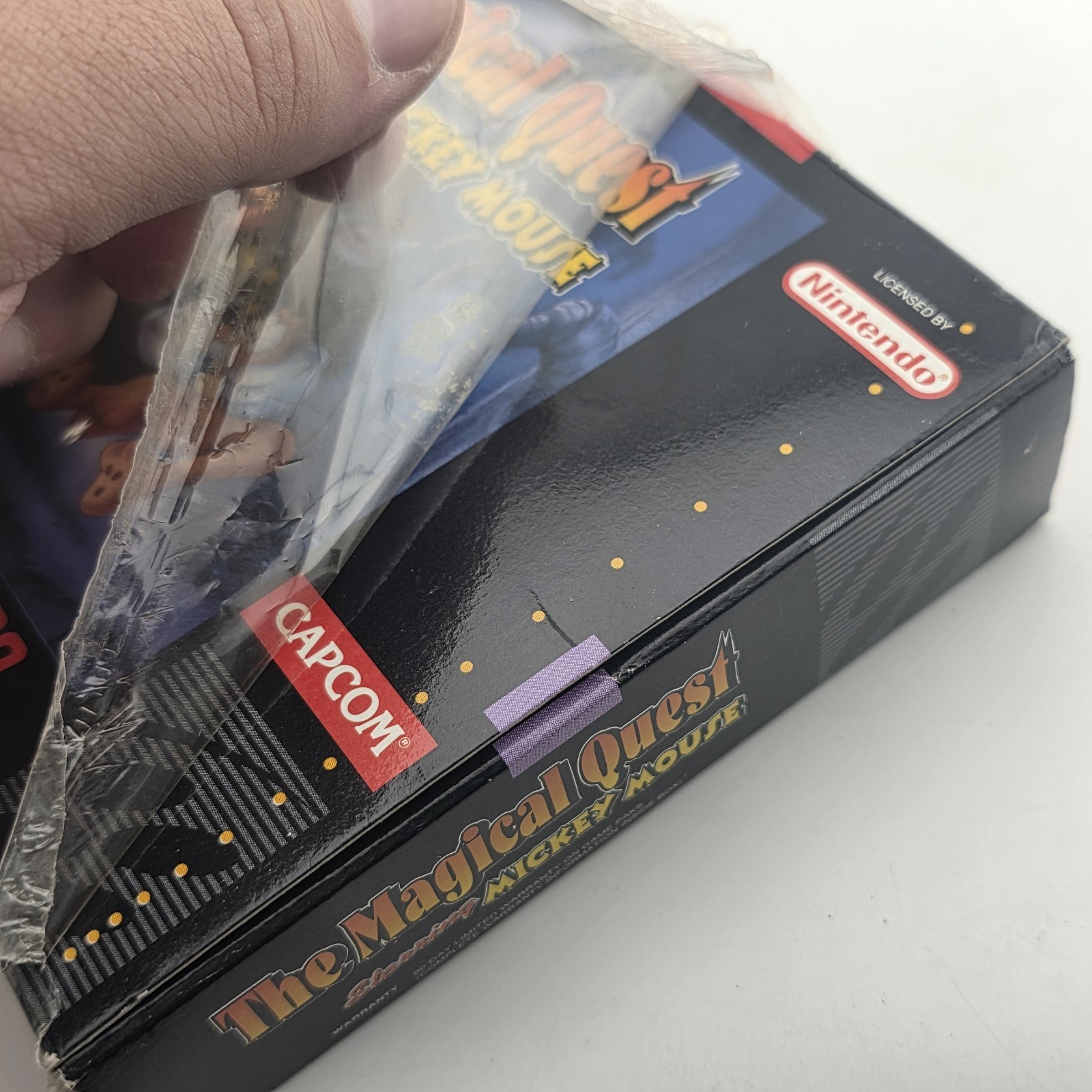 Magical Quest – Box Only W/ Reg Card – Super Nintendo Snes – Shrink (No Game)